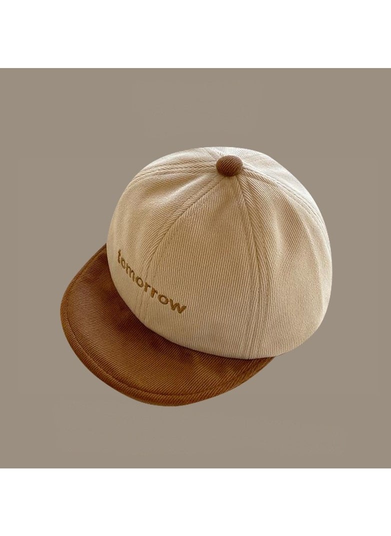 KUYING Beige Series Duckbill Cap Children's Cute Hat 