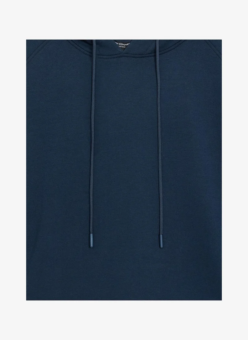 French Connection  Men's Navy Rayon Wren Cupro Hoodie for Men | Best Price UAE