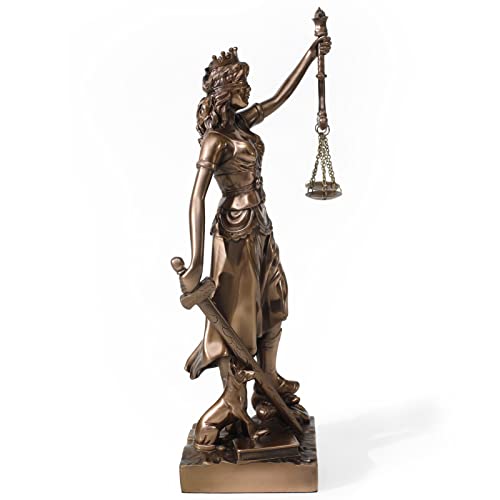 Magicsculp-The Lady Justice Statue - Greek Roman Goddess of Justice 12inch Museum Grade Collectible Figurine | Synthetic Resin-S - Image 2