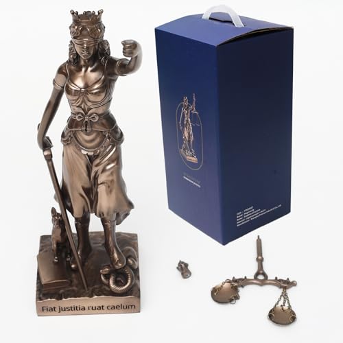 Magicsculp-The Lady Justice Statue - Greek Roman Goddess of Justice 12inch Museum Grade Collectible Figurine | Synthetic Resin-S - Image 4