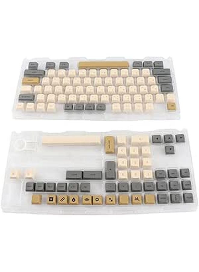 مجموعة مفتاح Retro XDA Profile PBT ذات التسامي الصبغي العالمية للوحة مفاتيح بنسبة 60٪ و65٪ و75٪ و100٪ - Image 1