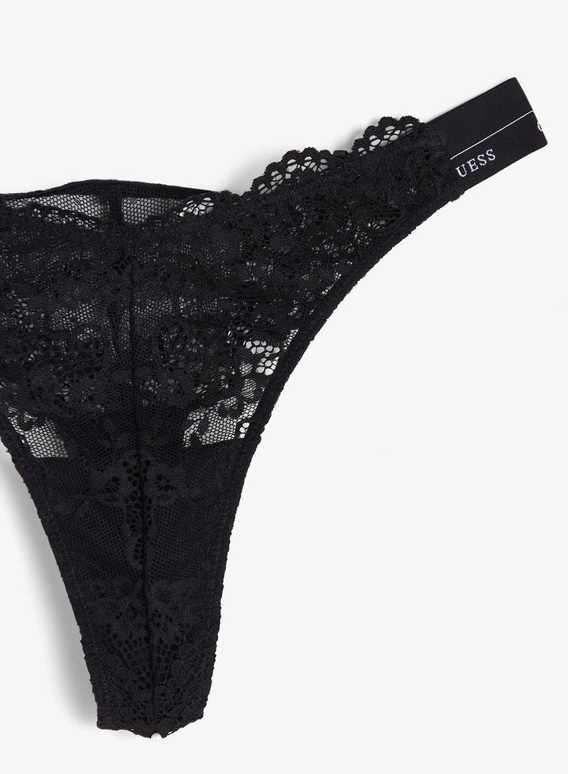GUESS Lace High Leg Thong - Image 3