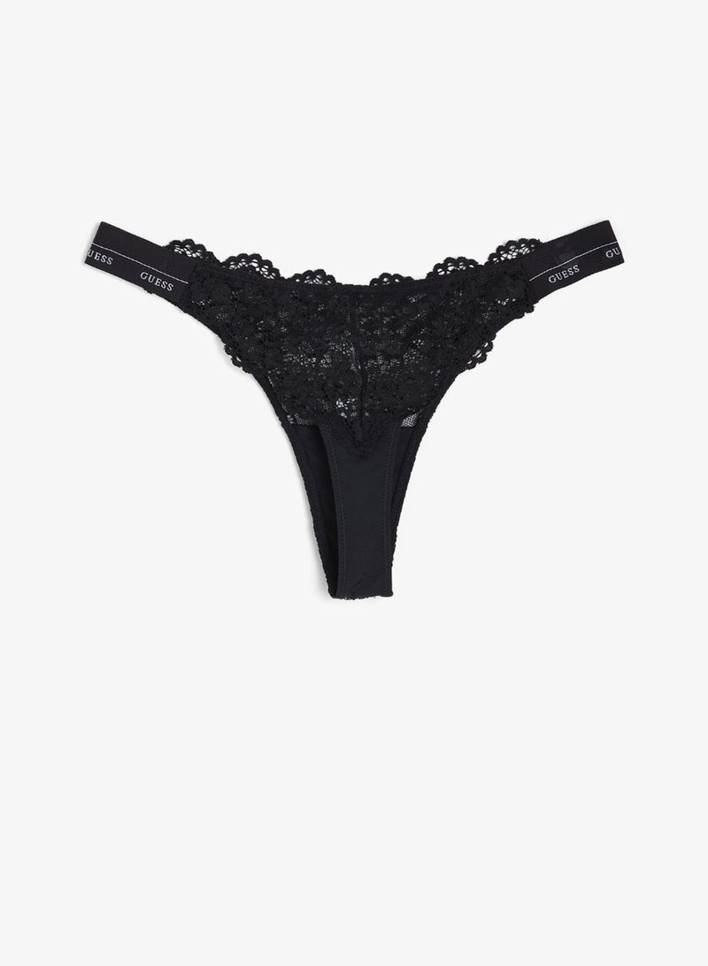 GUESS Lace High Leg Thong - Image 2