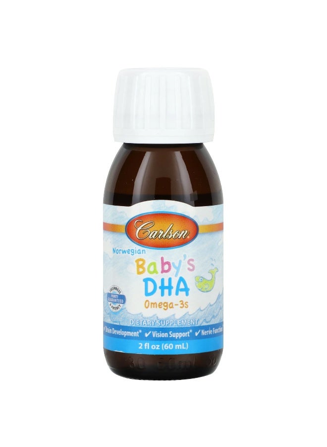 Carlson, Norwegian Baby's DHA, 2 fl oz (60 ml) (Packaging may vary) - Image 3