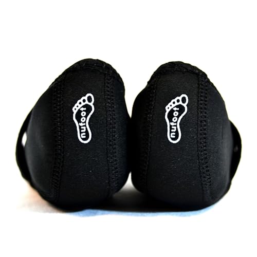 Nufoot Betsy Lou Women's Slippers, Foldable, Flexible Flats, Slipper Socks, Travel Slippers, Exercise Shoe, Dance Shoe, Yoga Socks, House Shoes, Indoor Shoes, Black, X-Large - Image 3