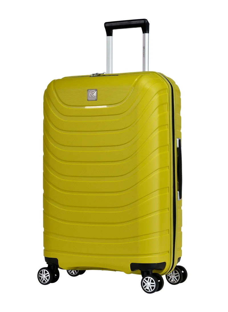 إيمينينت Knight Hard Case Travel Bag Luggage Trolley Polypropylene Lightweight Suitcase 4 Quiet Double Spinner Wheels With Tsa Lock B0011 Chartreuse