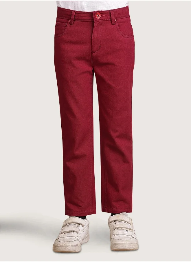 ون فرايدي One Friday Boys Red Solid Trouser