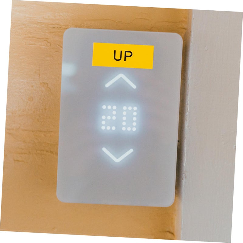 20 Pcs Caution Stickers For Machines Up Down Labels Easy Application No Residue - Image 5