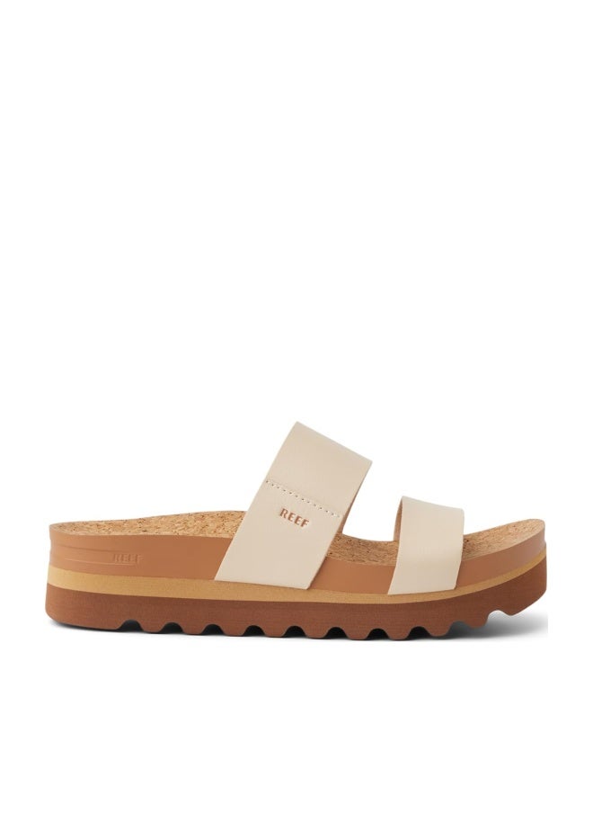REEF Cushion Vista Hi Womens Platform Fashion Sandal, Arch Support, Ultra Soft Cushion Footbed, Sand, 7 - Image 1
