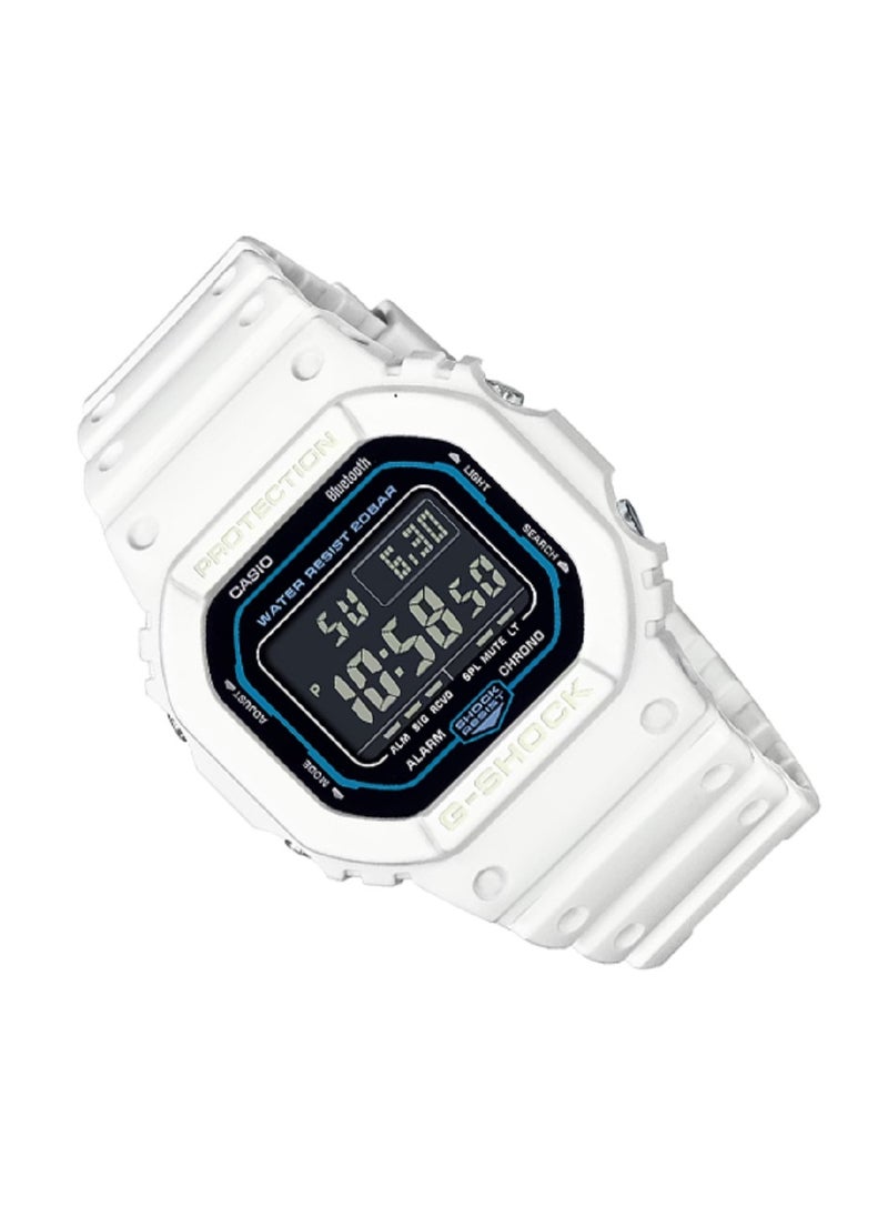 G-SHOCK Casio Unisex Watch- G-SHOCK  Digital science fiction white design Black Dial Resin Band DW-B5600SF-7DR.  - Image 3