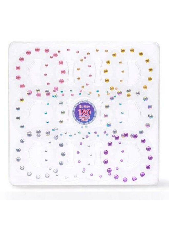 Blinger Kids Sparkle Collection Refill Set ; 180 Colorful Rhinestones Compatible Styling Tool (Not Included) ; Bling Hair Fashion Anything In Seconds! ; Hairsafe Bling In Brush Out - Image 3