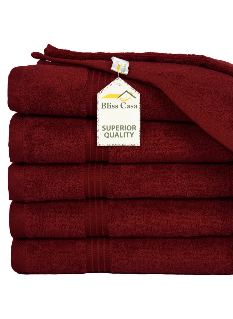 Bliss Casa Bliss Casa - Large Hand Towels (6 Pack, 50 x 100 cm) - 100% Combed Cotton - Premium Quality, Ultra Soft and Highly Absorbent, Hotel & Spa Quality Hand Towels