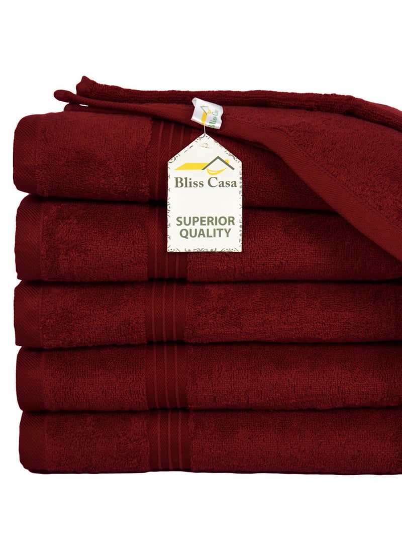 Bliss Casa - Large Hand Towels (6 Pack, 50 x 100 cm) - 100% Combed Cotton - Premium Quality, Ultra Soft and Highly Absorbent, Hotel & Spa Quality Hand Towels - Image 4
