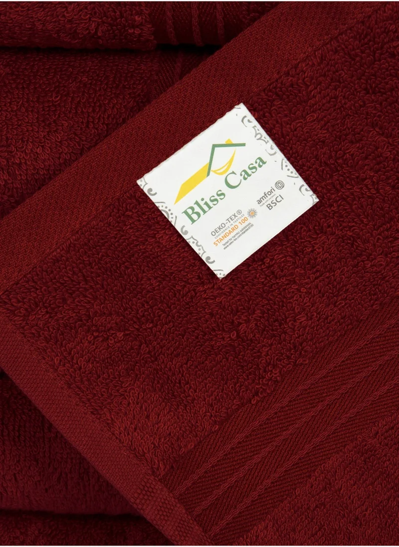 Bliss Casa Bliss Casa - Large Hand Towels (6 Pack, 50 x 100 cm) - 100% Combed Cotton - Premium Quality, Ultra Soft and Highly Absorbent, Hotel & Spa Quality Hand Towels