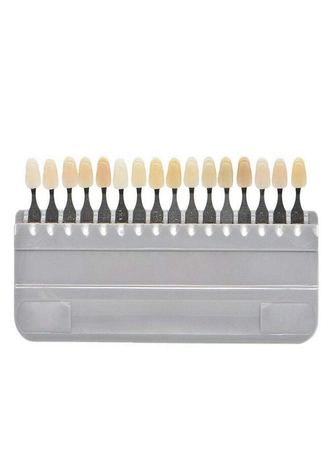Smiledt 3D Teeth Whitening Shade Guide Porcelain - 16 Colors/Set Tooth Bleaching Shade Chart Mold - Tracking & Comparing - Dental Material Equipment - Oral Care - Image 1