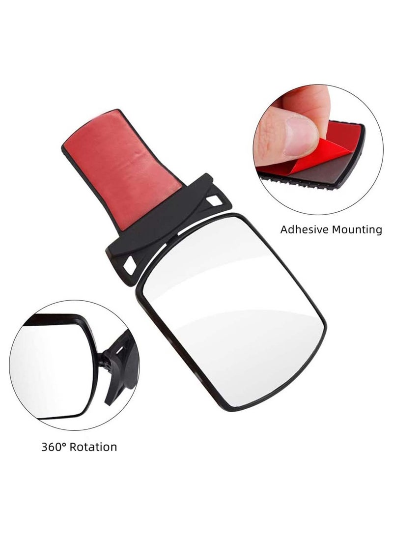 SYOSI Baby Car Mirror Backseat Safety Rear View Seat Self-Adhesive 360°Adjustable For Mini Mirrors Auto Child Infant Rearview - Image 3