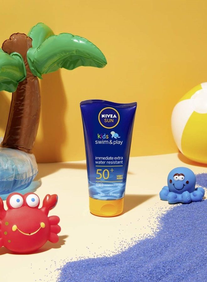 Nivea Sun Kids Swim & Play Sun Lotion Spf50+ 150 Ml - Image 2