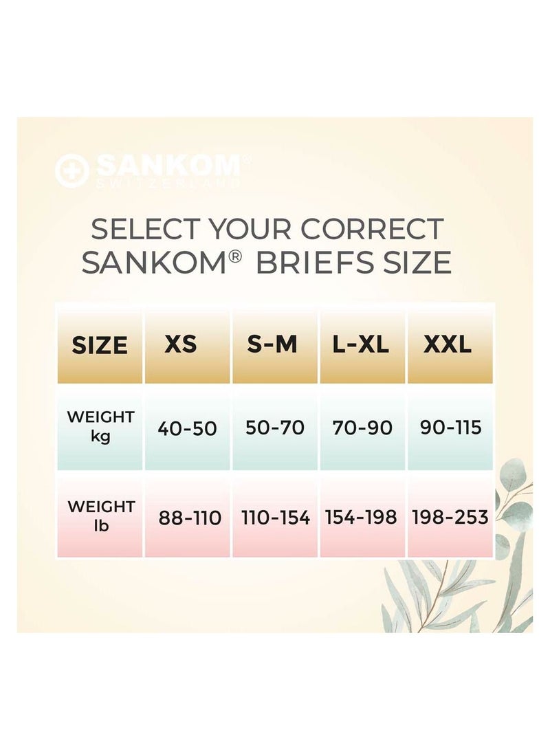 SANKOM Product Title: SANKOM Patent Classic Briefs for Women, Blue, L/XL | High-Waist Shapewear with Tummy Control & Back Support | Seamless, Breathable & Comfortable Everyday Wear - Image 3