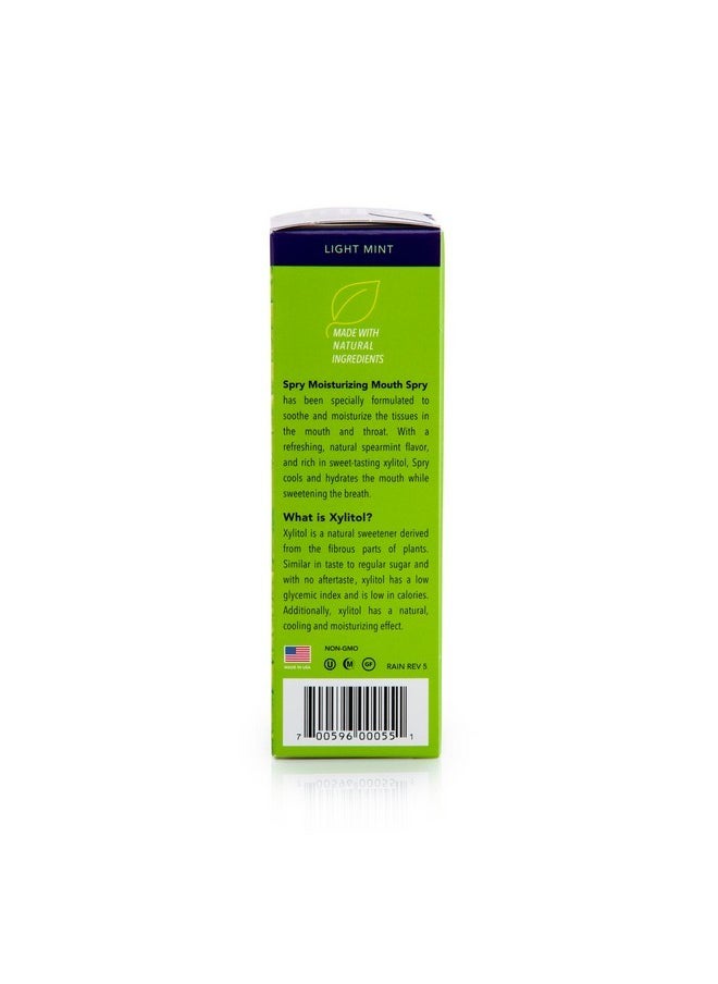 Spry Spry Xylitol Moisturizing Bad Breath Mouth Spray, Bad Breath Treatment Oral Breath Spray with Natural Spearmint, 4.5 fl.oz (Pack of 1)  - Image 3