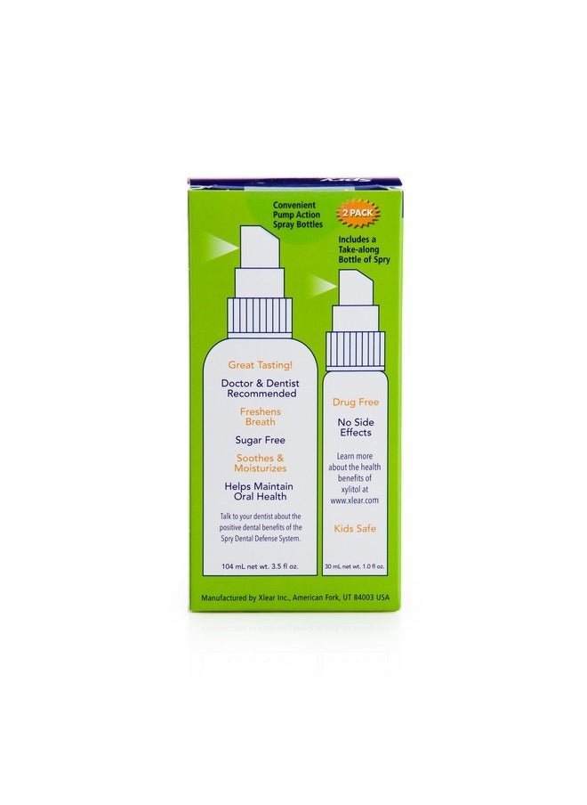Spry Spry Xylitol Moisturizing Bad Breath Mouth Spray, Bad Breath Treatment Oral Breath Spray with Natural Spearmint, 4.5 fl.oz (Pack of 1)  - Image 5