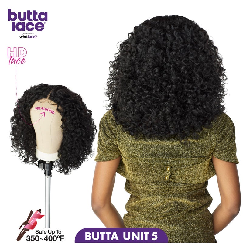 Sensationnel Butta Lace Wigs - Unit 5 Extra Wide 5 Inch Deep Parting Synthetic Preplucked Hairline Glueless Lacefront (FLAMBOYAGECHOCOLATE) - Image 4