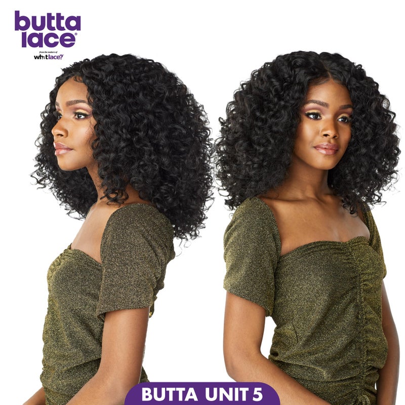 Sensationnel Butta Lace Wigs - Unit 5 Extra Wide 5 Inch Deep Parting Synthetic Preplucked Hairline Glueless Lacefront (FLAMBOYAGECHOCOLATE) - Image 3