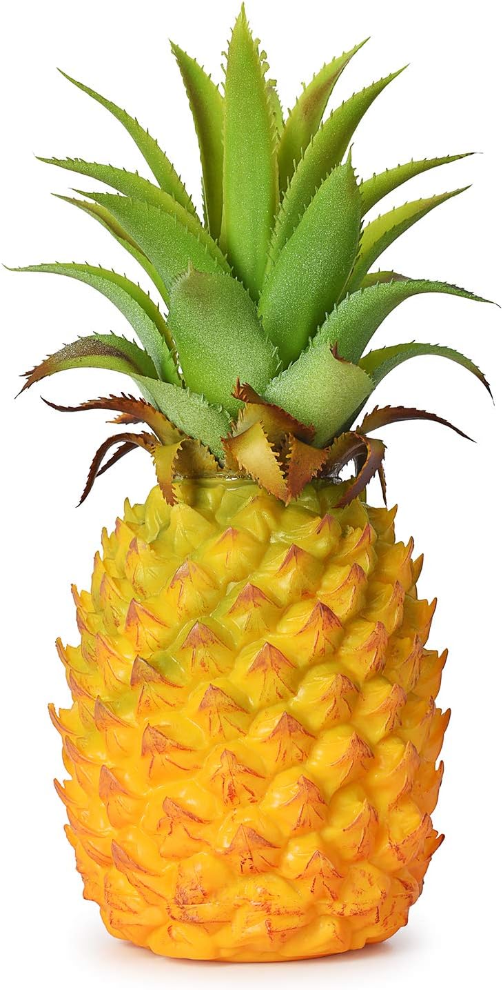 Lvydec Artificial Pineapple, Realistic Artificial Fruit Fake Pineapple for Home Cabinet Table Party Decoration (8.2") - Image 1