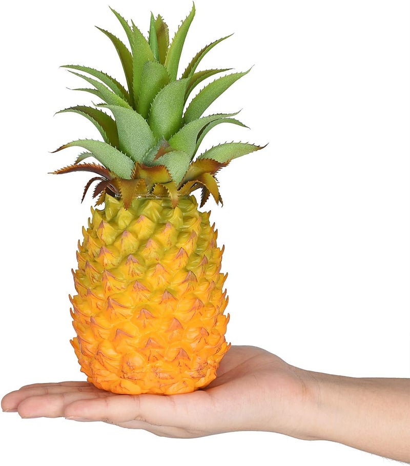 Lvydec Artificial Pineapple, Realistic Artificial Fruit Fake Pineapple for Home Cabinet Table Party Decoration (8.2") - Image 5