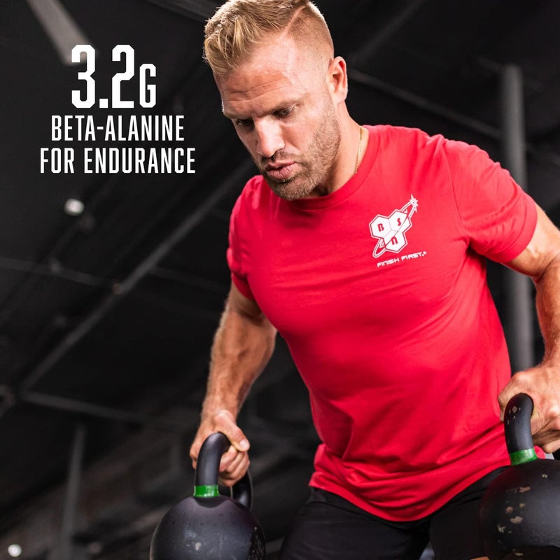 BSN مسحوق BSN NOXPLODE Vaso قبل التمرين مع 8 جرام من L-Citrulline و32 جرام من Beta-Alanine ونكهة الطاقة Razzle Dazzle 24 حصة - Image 4