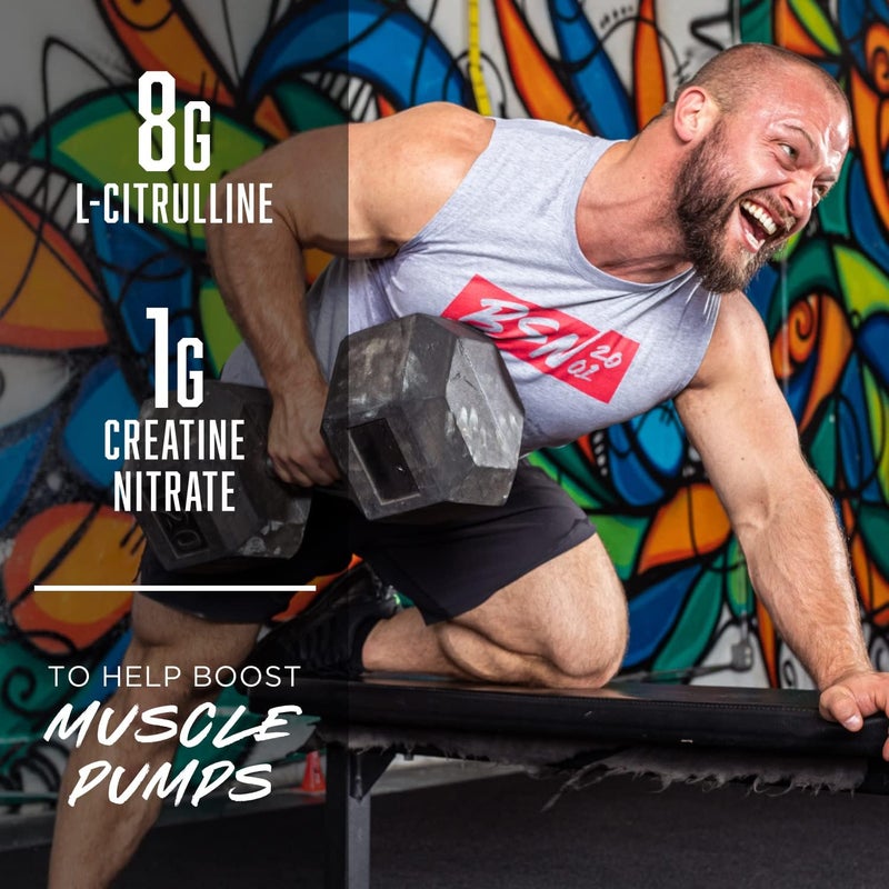 BSN مسحوق BSN NOXPLODE Vaso قبل التمرين مع 8 جرام من L-Citrulline و32 جرام من Beta-Alanine ونكهة الطاقة Razzle Dazzle 24 حصة - Image 5