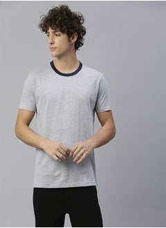 HIGH STAR HighStarMenGreyMelangeSlimFitT-shirt 