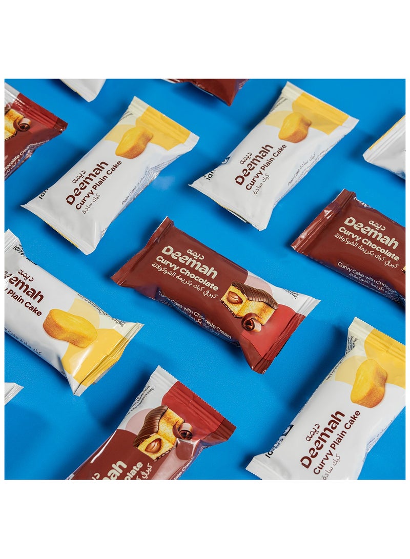 Deemah Curvy Plain Cake 12x32g - Image 2