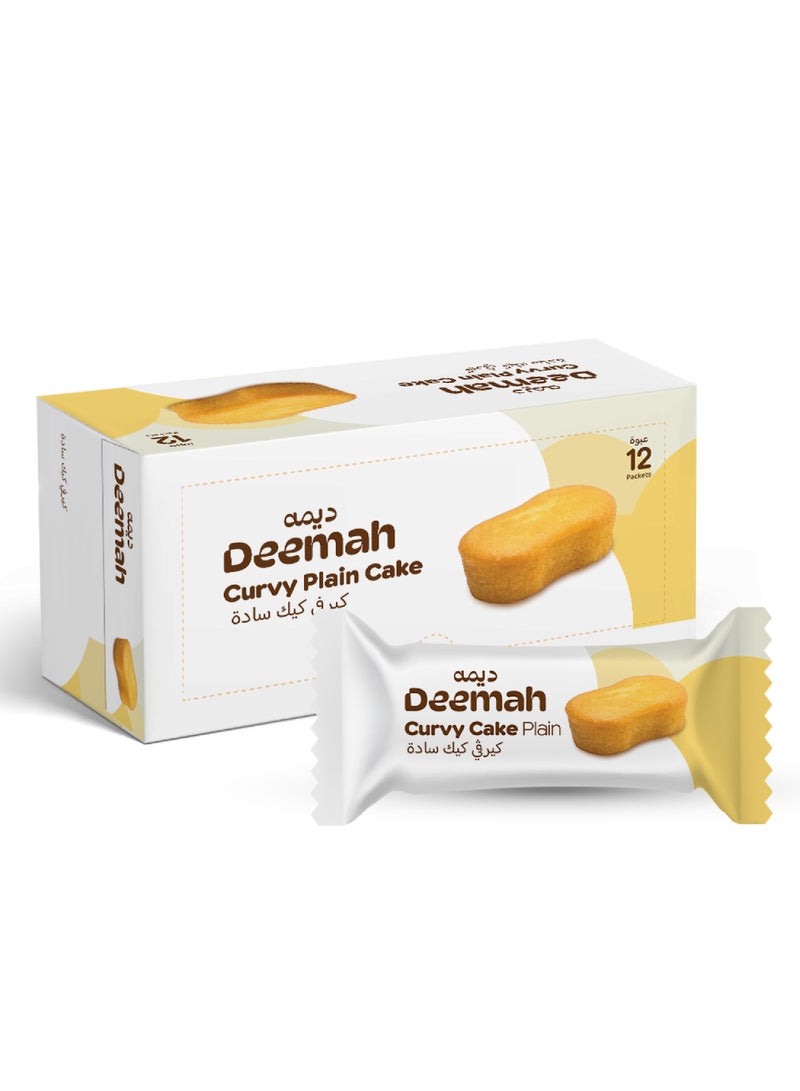 Deemah Curvy Plain Cake 12x32g - Image 1