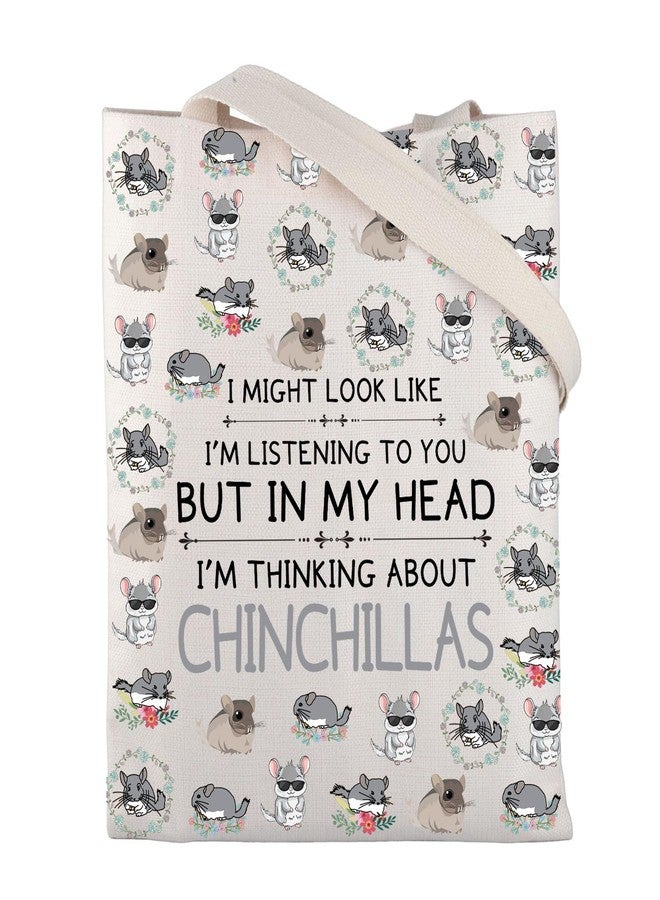 BNQL Chinchilla Gifts Tote Bag Chinchilla Lover Gifts Chinchilla Mom Gifts Funny Chinchilla Gifts Chinchilla Themed Gifts Bag (chinchilla tote bag) - Image 3
