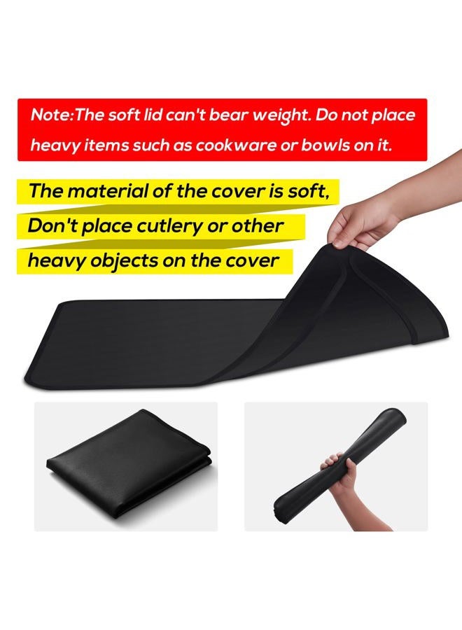 FLASLD Fireproof Gas Stove Burner Cover - Foldable Gas Stove Protector - Waterproof Anti Dust Stove Covers - Washable Stove Guard Top Protector - Easy Clean Gas Cover - 29.5" x 21" - Image 2