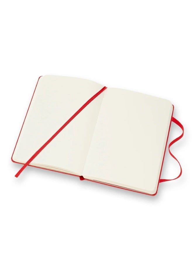 MOLESKINE Pocket Notebook Plain Pages Scarlet Red Soft Cover 192 Pages - Image 3