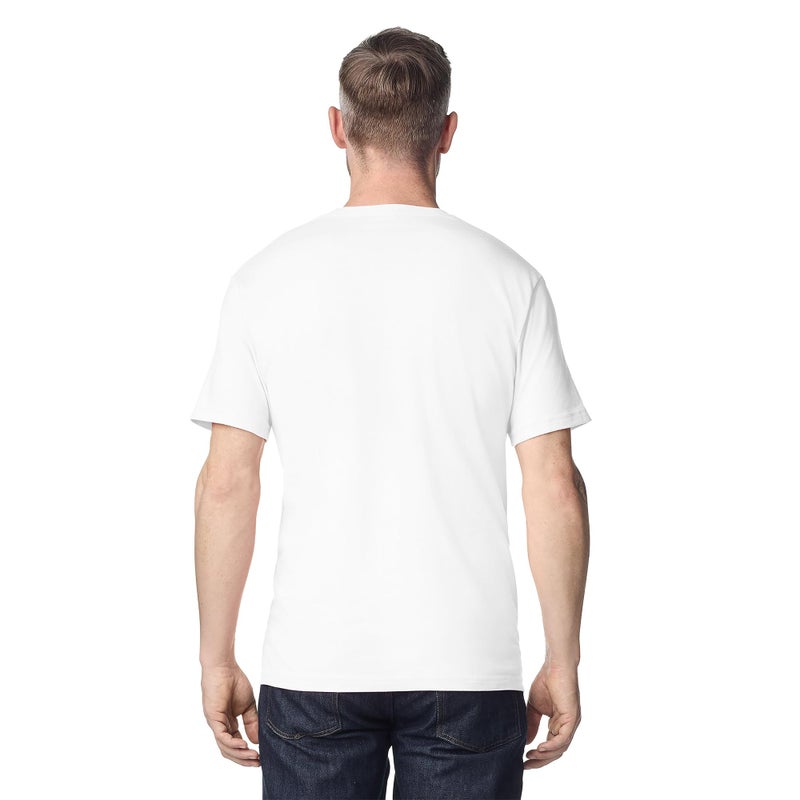 Gildan Adult Softstyle Cotton T-Shirt, Style G64000, Multipack, White (12-Pack), Large - Image 4