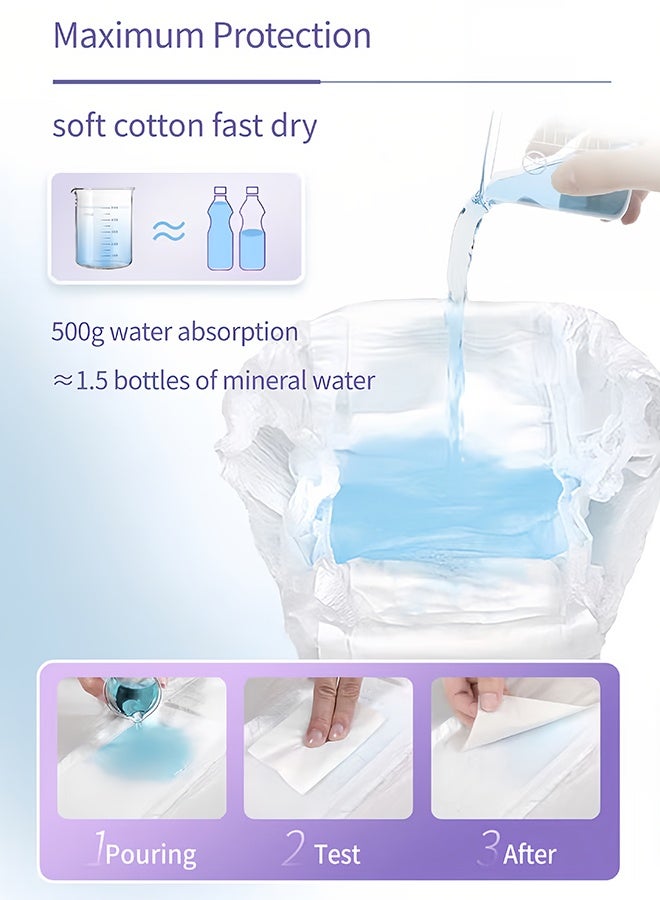 Berma Baby Disposable Period Panties for Women Leak Proof Ultra-Thin Breathable Daytime Menstrual Panties 360° Protection Extra Soft Period Panty For Heavy Flow Keep Dry And Fresh XL - Image 4