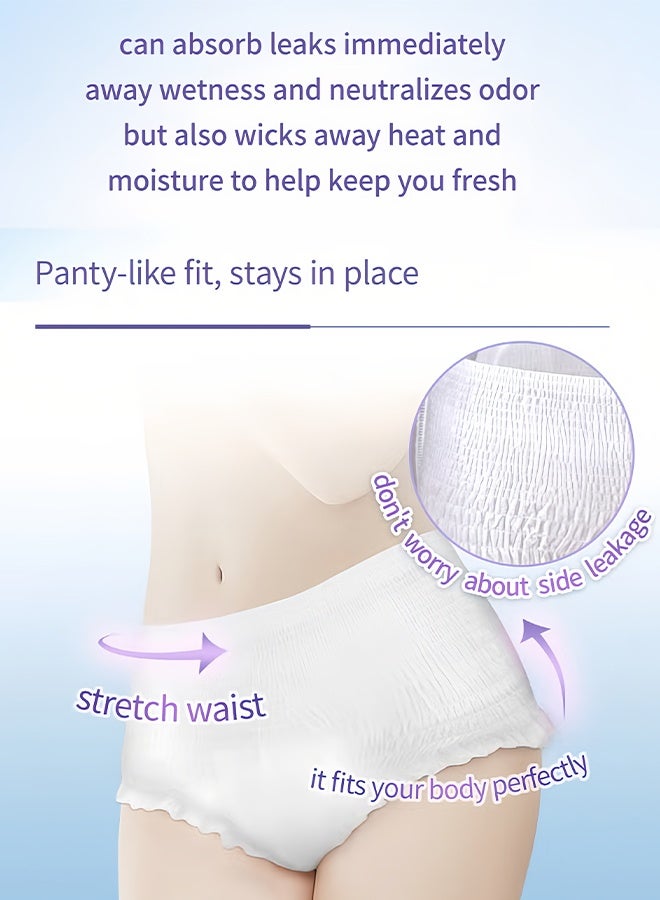 Berma Baby Disposable Period Panties for Women Leak Proof Ultra-Thin Breathable Daytime Menstrual Panties 360° Protection Extra Soft Period Panty For Heavy Flow Keep Dry And Fresh XL - Image 5