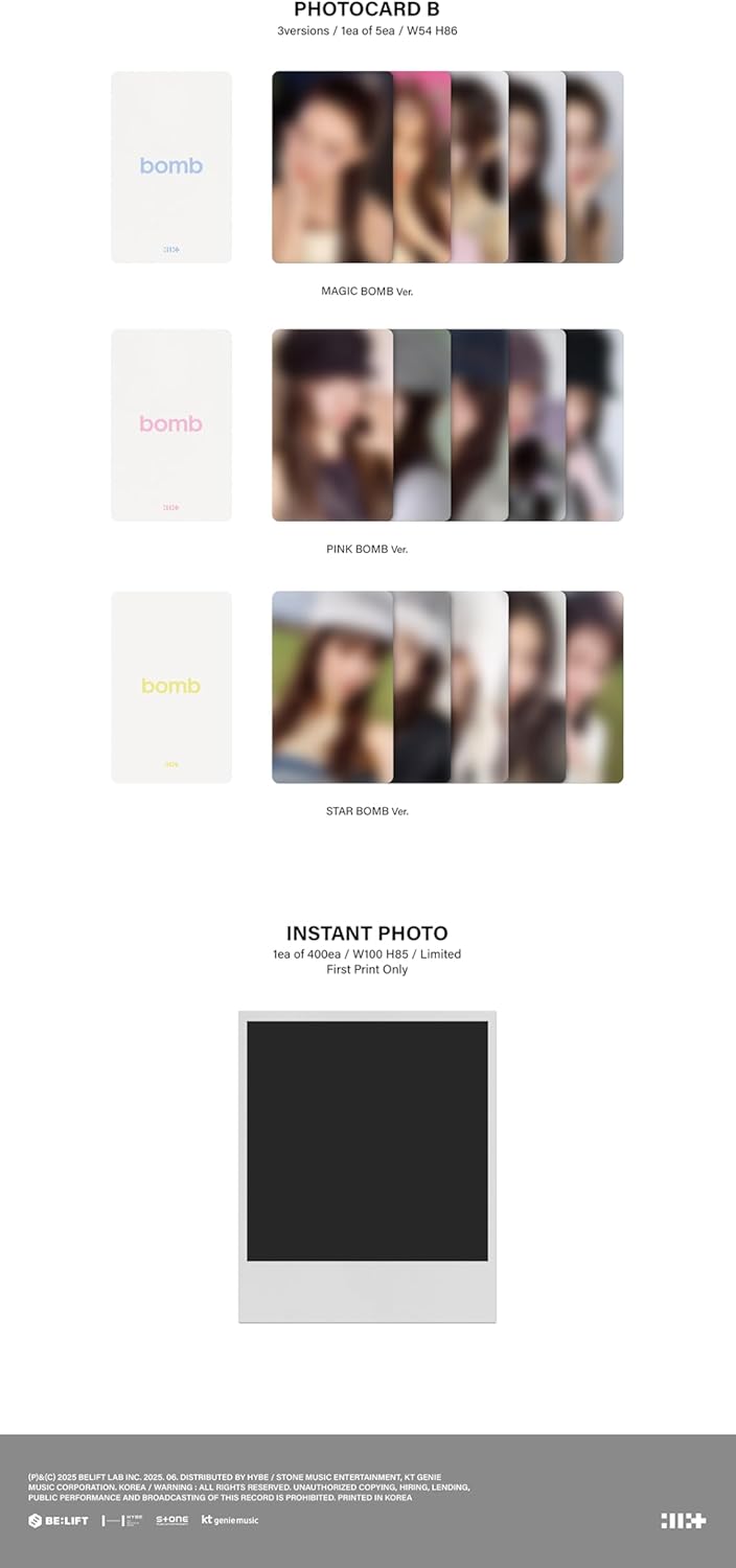 ألبوم ILLIT بوم المصغر الثالث مع تتبع مجموعة مختومة قياسية MAGICPINKSTAR - Image 5