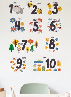 Generic Cartoon Digital Pattern Children's Room Kindergarten Beautification Decoration Wall Stickers  - Image 2