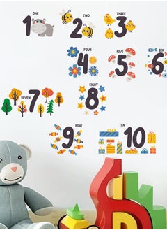Generic Cartoon Digital Pattern Children's Room Kindergarten Beautification Decoration Wall Stickers  - Image 5