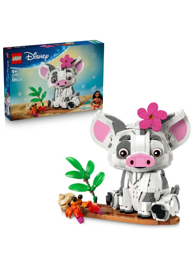 LEGO Disney Moana Pua - Animal Building Toy for Kids 43292 (Age 9+, 885 Pieces) - Image 1
