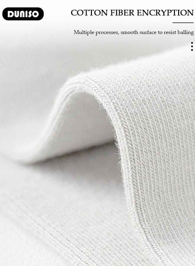 DUNISO 5 Pairs Men's Polyester  Athletic Ankle Socks for Men, Moisture wicking,Odor Proof，Low Cut，Breathable - Image 3