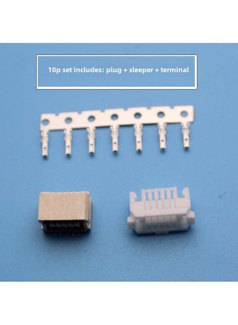 Connector 1.0mm Double-row Patch Vertical Patch SHLD With Lock Connector Double-row Double-row Patch With Lock-Colour:16p-vertical Sticker(board End)-