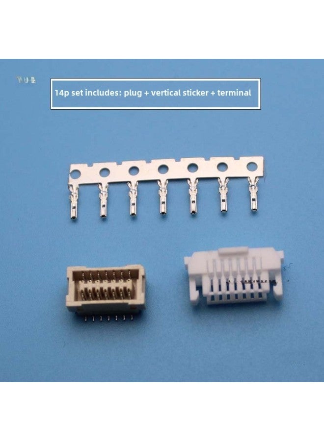 Connector 1.0mm Double-row Patch Vertical Patch SHLD With Lock Connector Double-row Double-row Patch With Lock-Colour:16p-vertical Sticker(board End)-