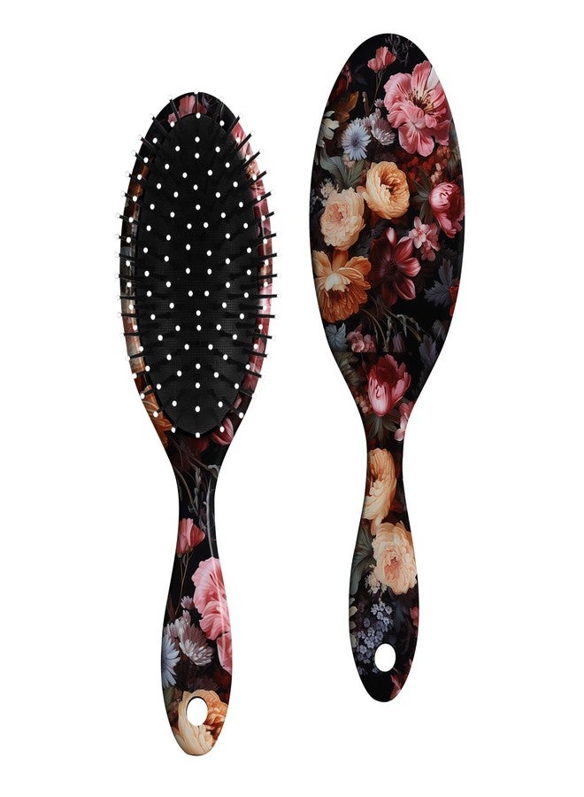 GABraden Hair Brush,Detangling Hair Brush,Soft Bristles for Effortless Tangle Removal,Detangler Hairbrush for Women Men Boys Girls Wet Dry All Hair Types (Colorful Flowers) - Image 1