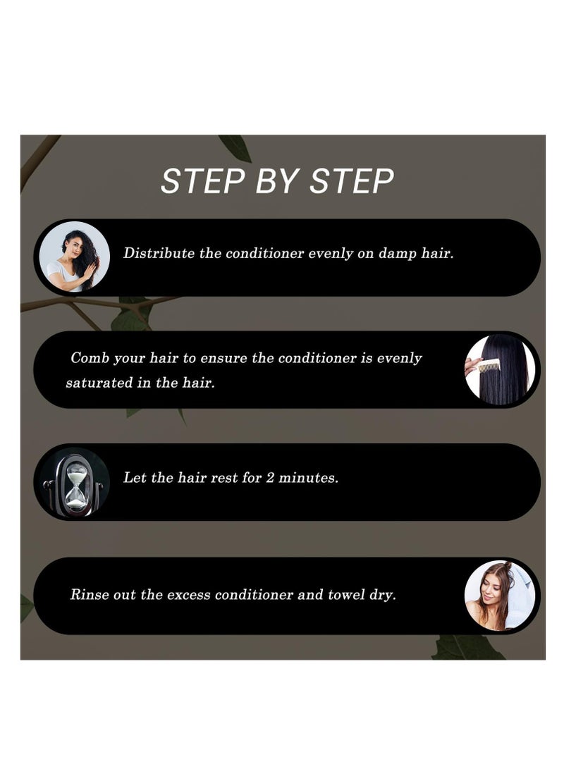 Floractive Oily Hair Treatment Conditioner with Coconut Oil & Ozone Protein – 300ml - Image 4