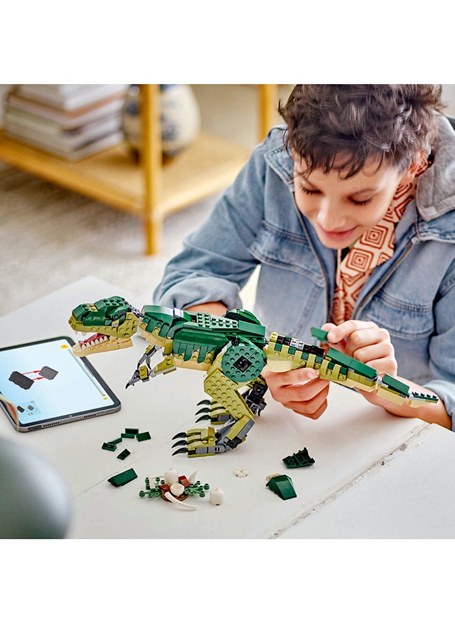LEGO Lego Creator 3In1 T. Rex To Triceratops To Pterodactyl Toys, Dinosaur Figures For 9 Plus Year Old Boys & Girls, Posable Dino Toy Model Building Set, Birthday Gift Idea For Kids 31151 (626 Pieces)  - Image 4
