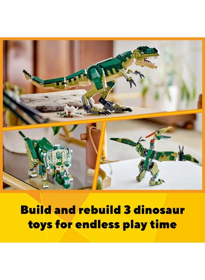 ليغو تي ركس من LEGO® Creator 3in1، لعبة الديناصور للأطفال 31151
